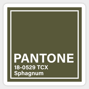 pantone 18-0529 TCX Sphagnum Sticker